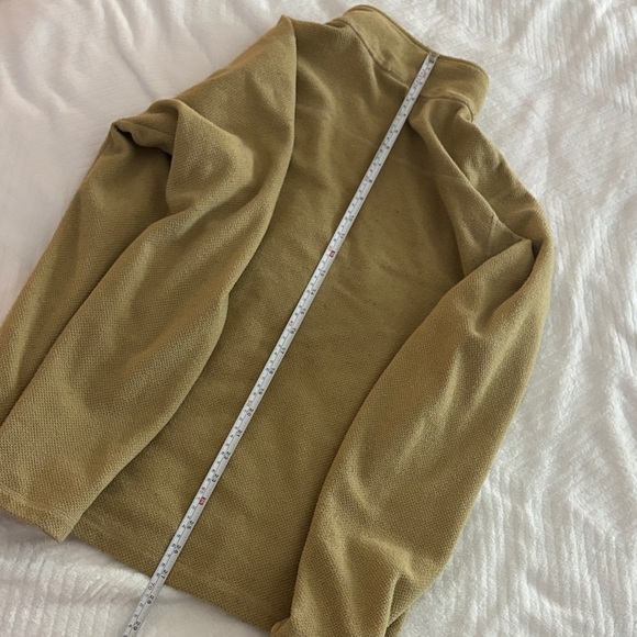 The North Face Men's Olive Zip-Up Sweater - Picture 3 of 3